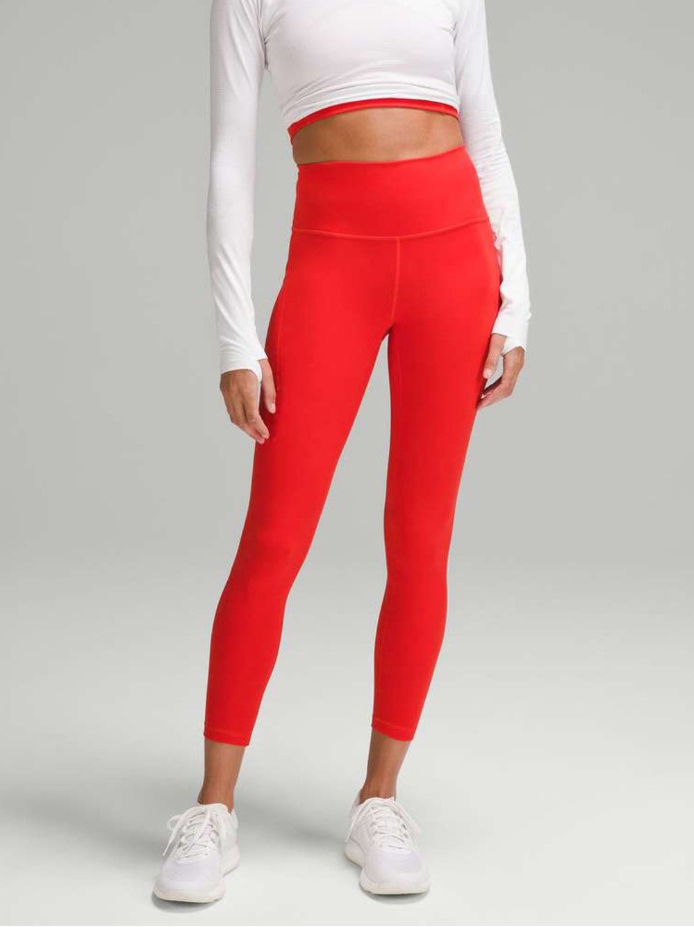 Lululemon Wunder Train High-Rise Tight with Pockets 25" in Hot Heat - 4
